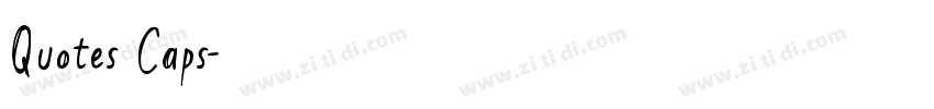 Quotes Caps字体转换